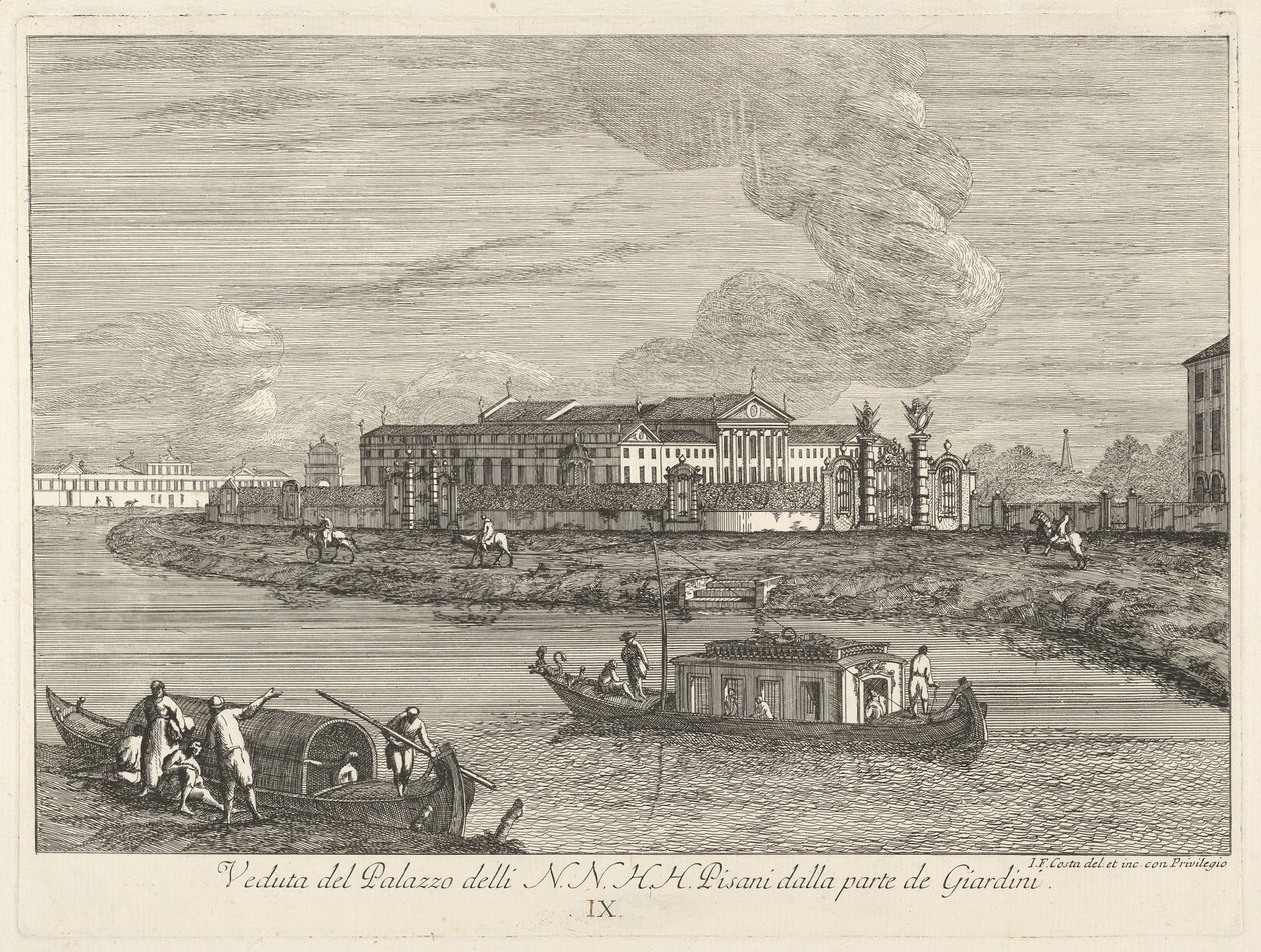 View of the Villa Pisani by Giovanni Francesco Costa