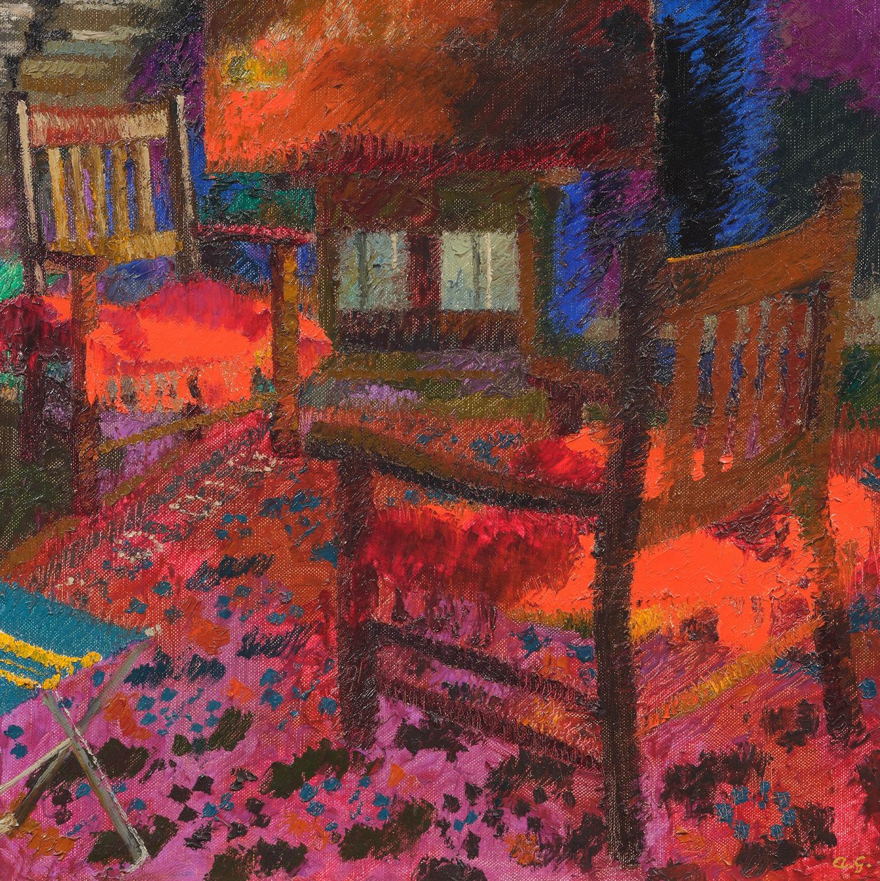 In the Studio I by Giovanni Giacometti