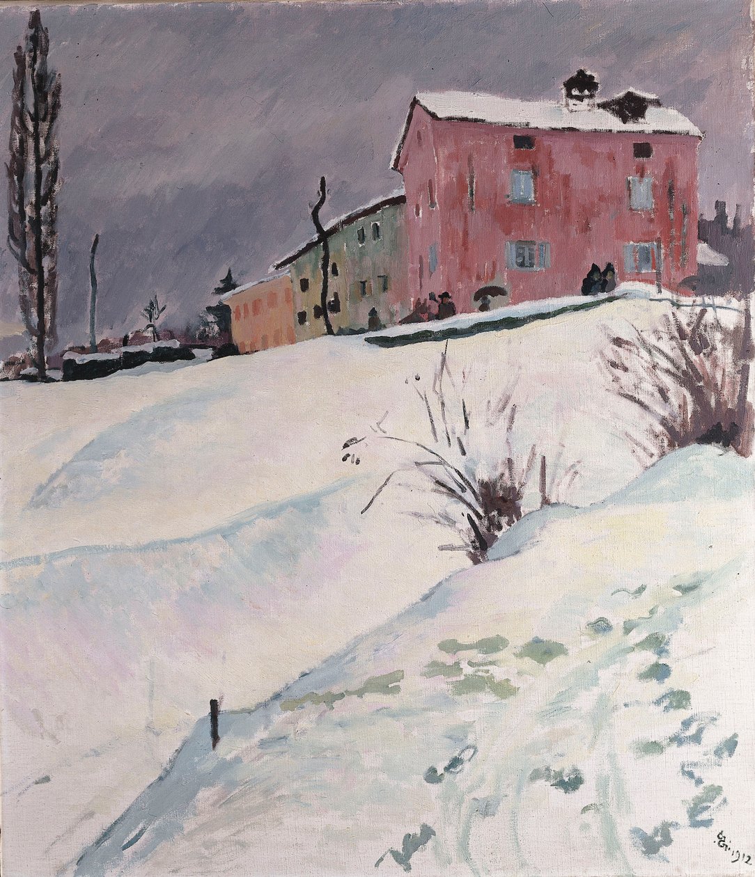 The Red House, 1912 by Giovanni Giacometti