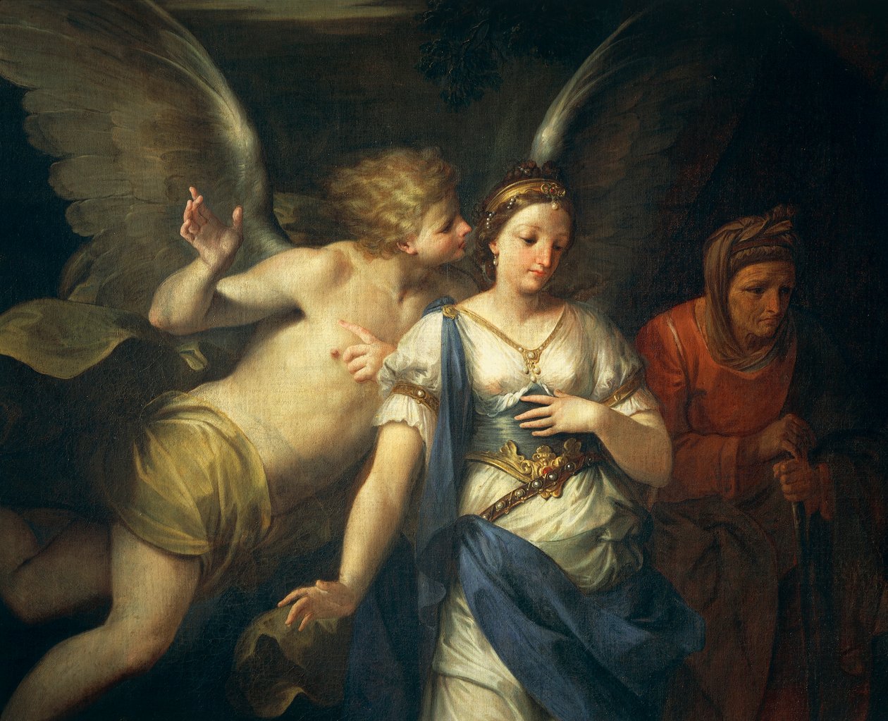 Angel inspiring Judith by Giovanni Gioseffo da Sole