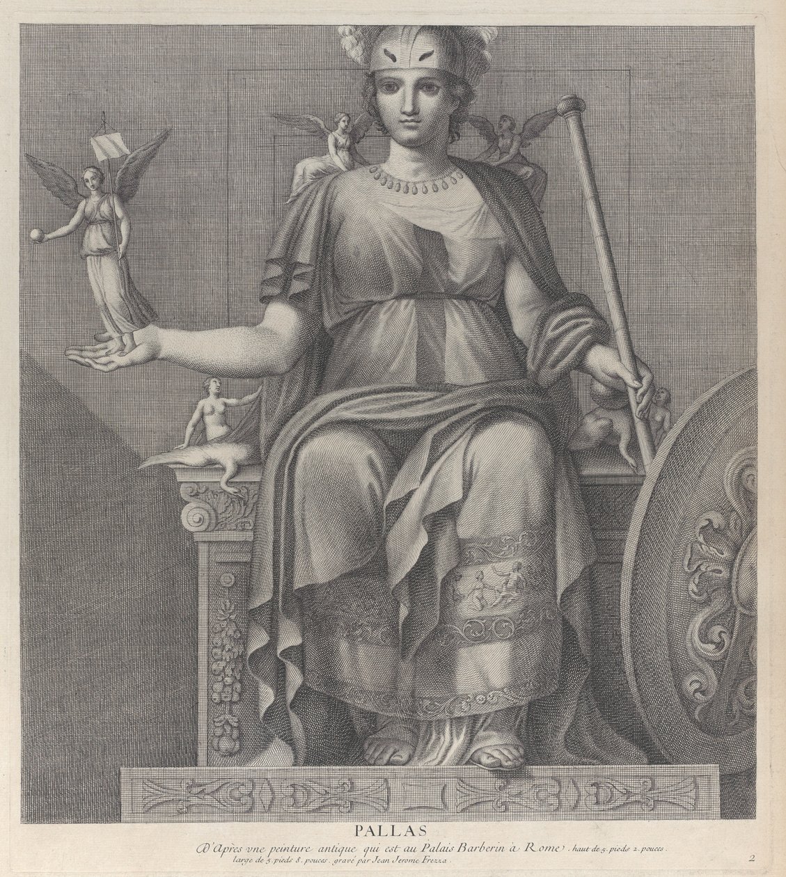 Pallas by Giovanni Girolamo Frezza