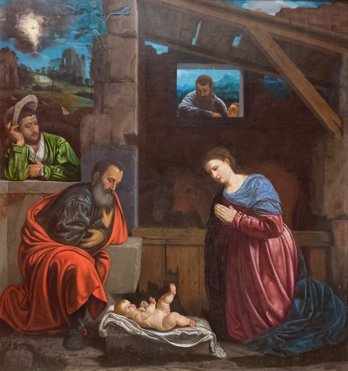 The Adoration of the Shepherds by Giovanni Girolamo Savoldo
