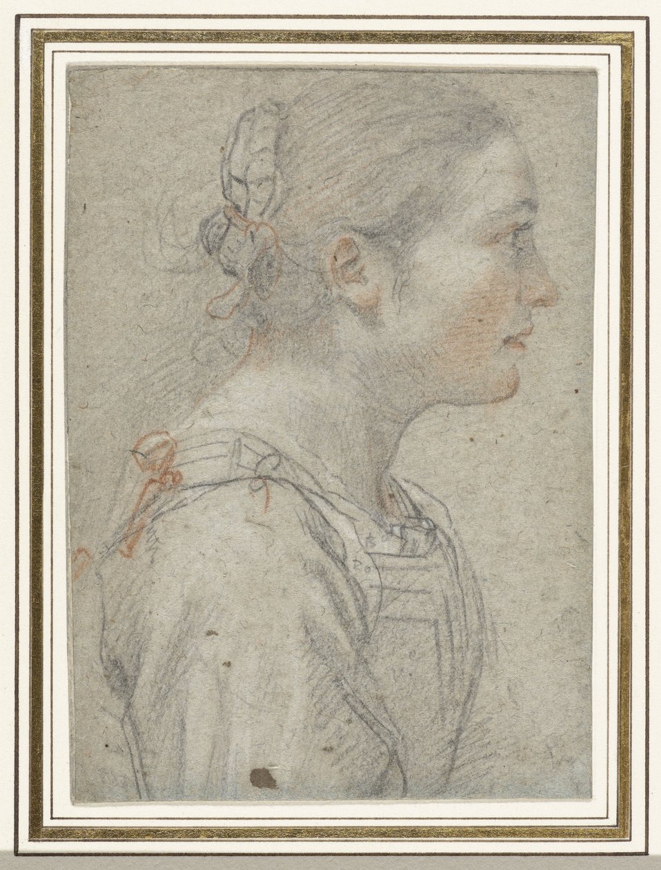 Portrait of an Unknown Young Woman by Giovanni Mannozzi