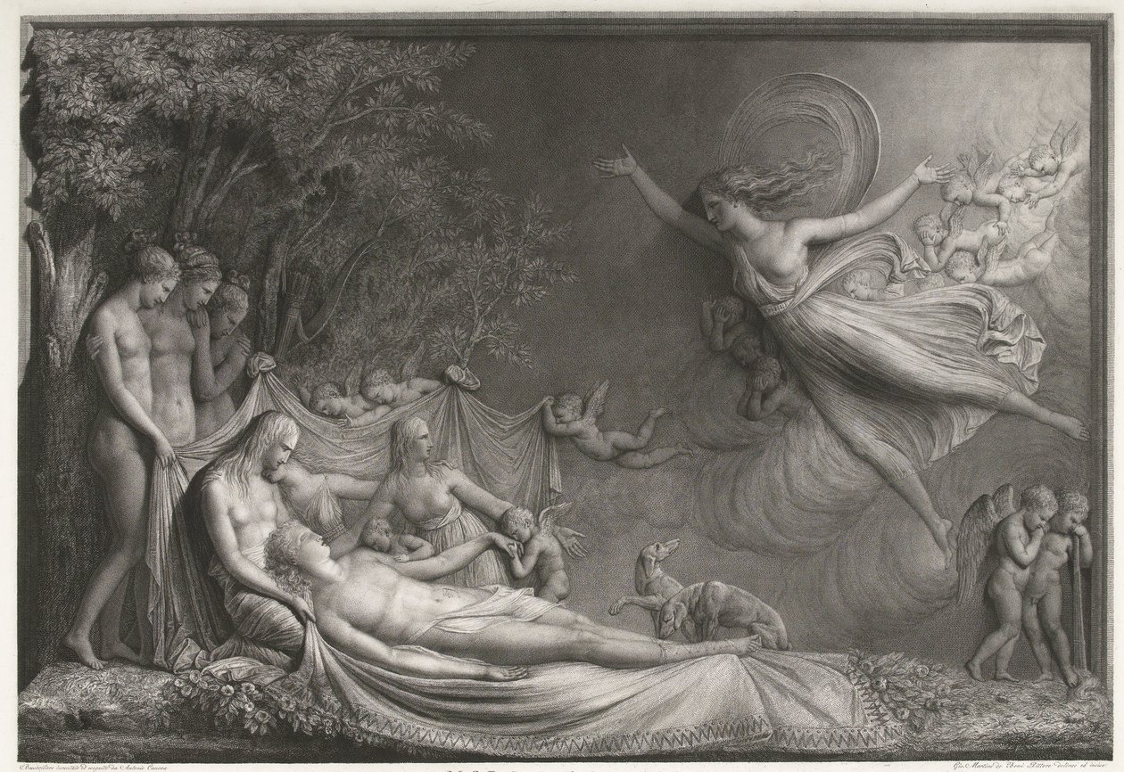 The Death of Adonis by Giovanni Martino dei Boni