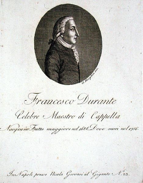 Francesco Durante (1686-1756) by Giovanni Morghen