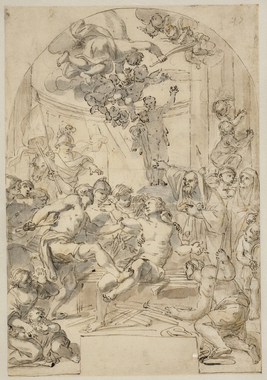 The Martyrdom of St. Lawrence by Giovanni Odazzi