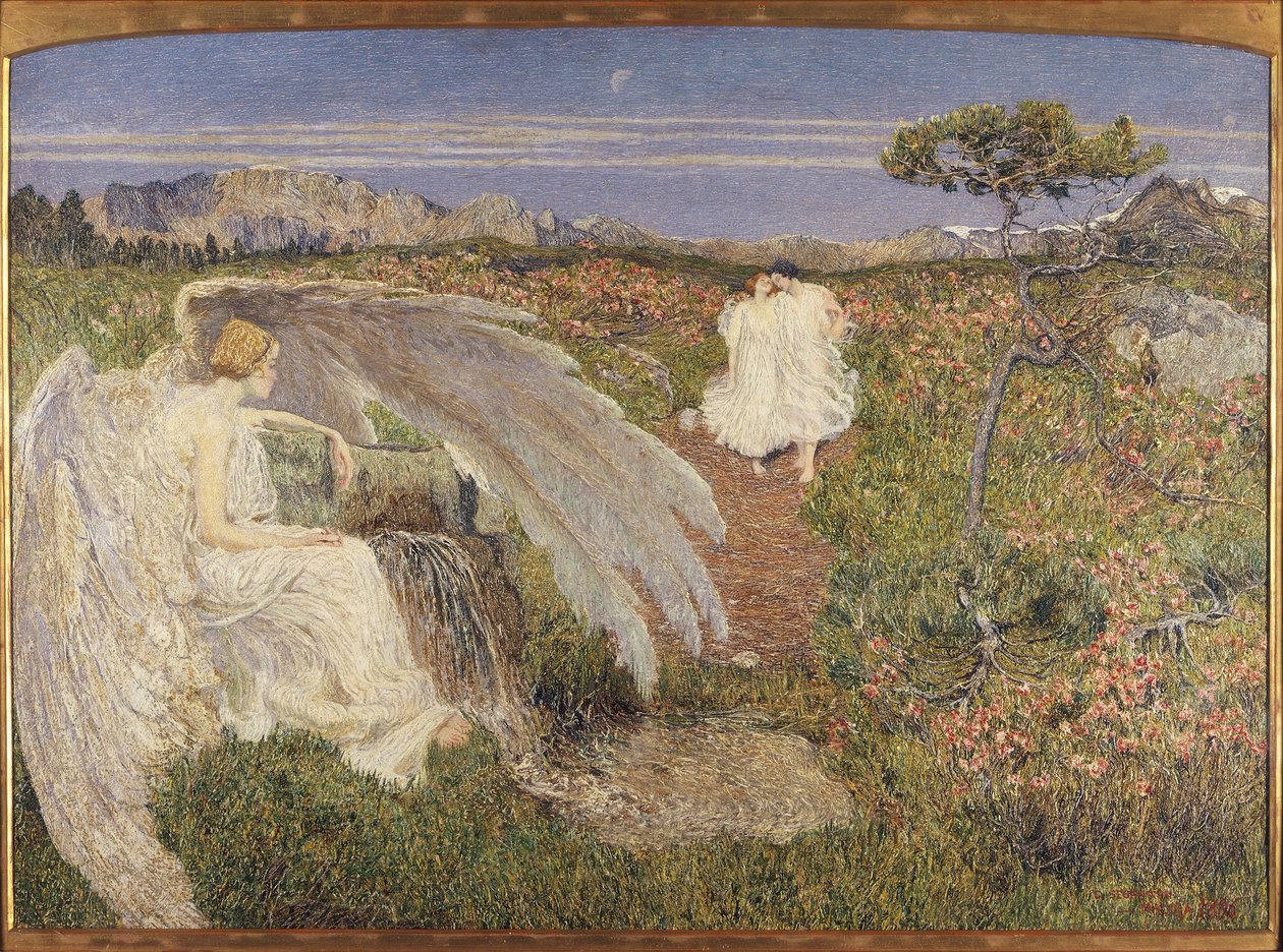 Love at the Fountain of Life by Giovanni Segantini