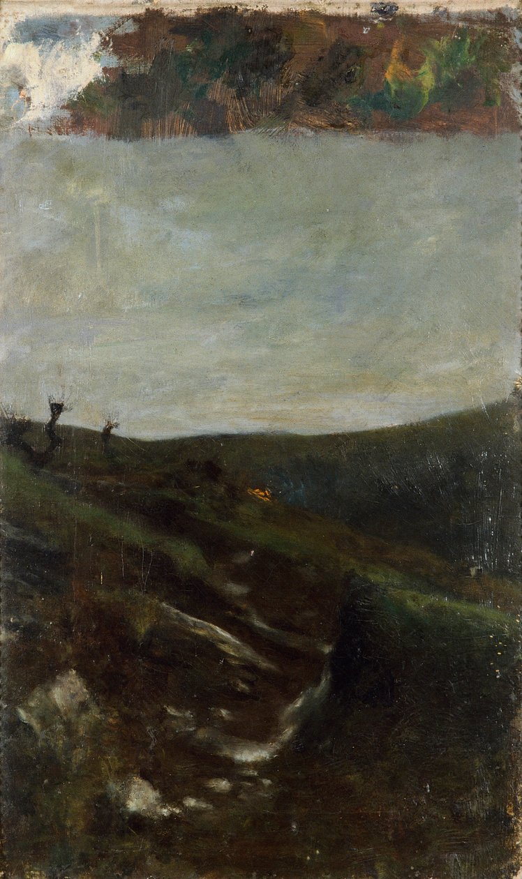 Landscape Near Milan by Giovanni Segantini