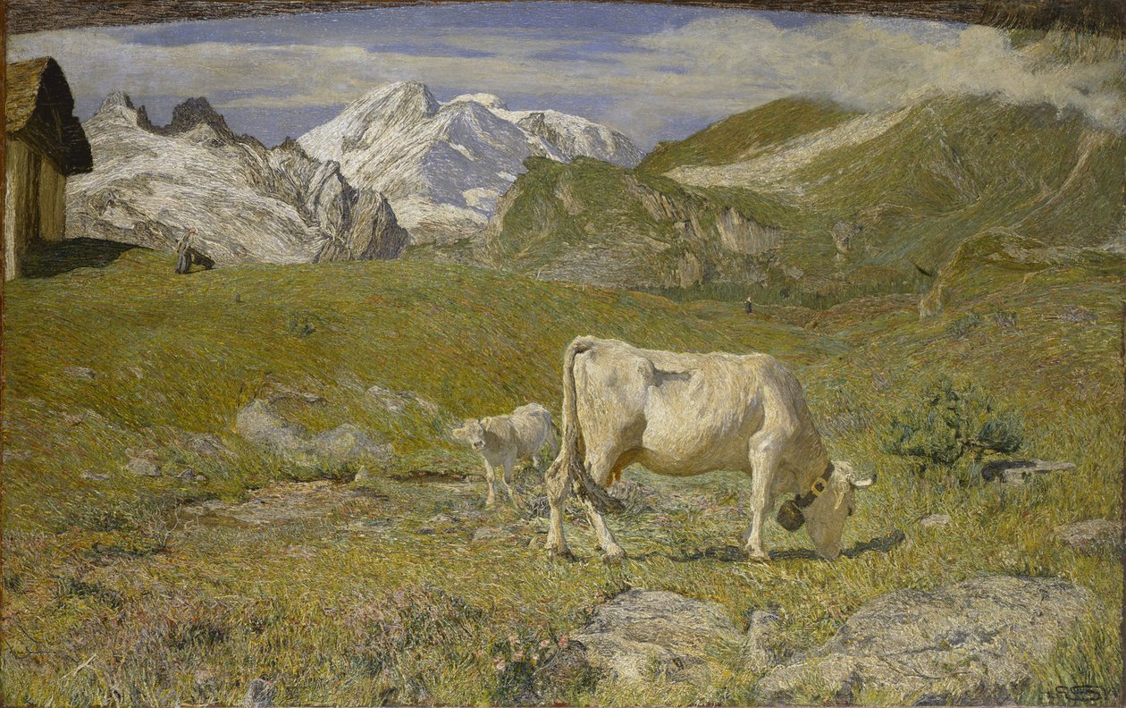 Spring Pastures by Giovanni Segantini
