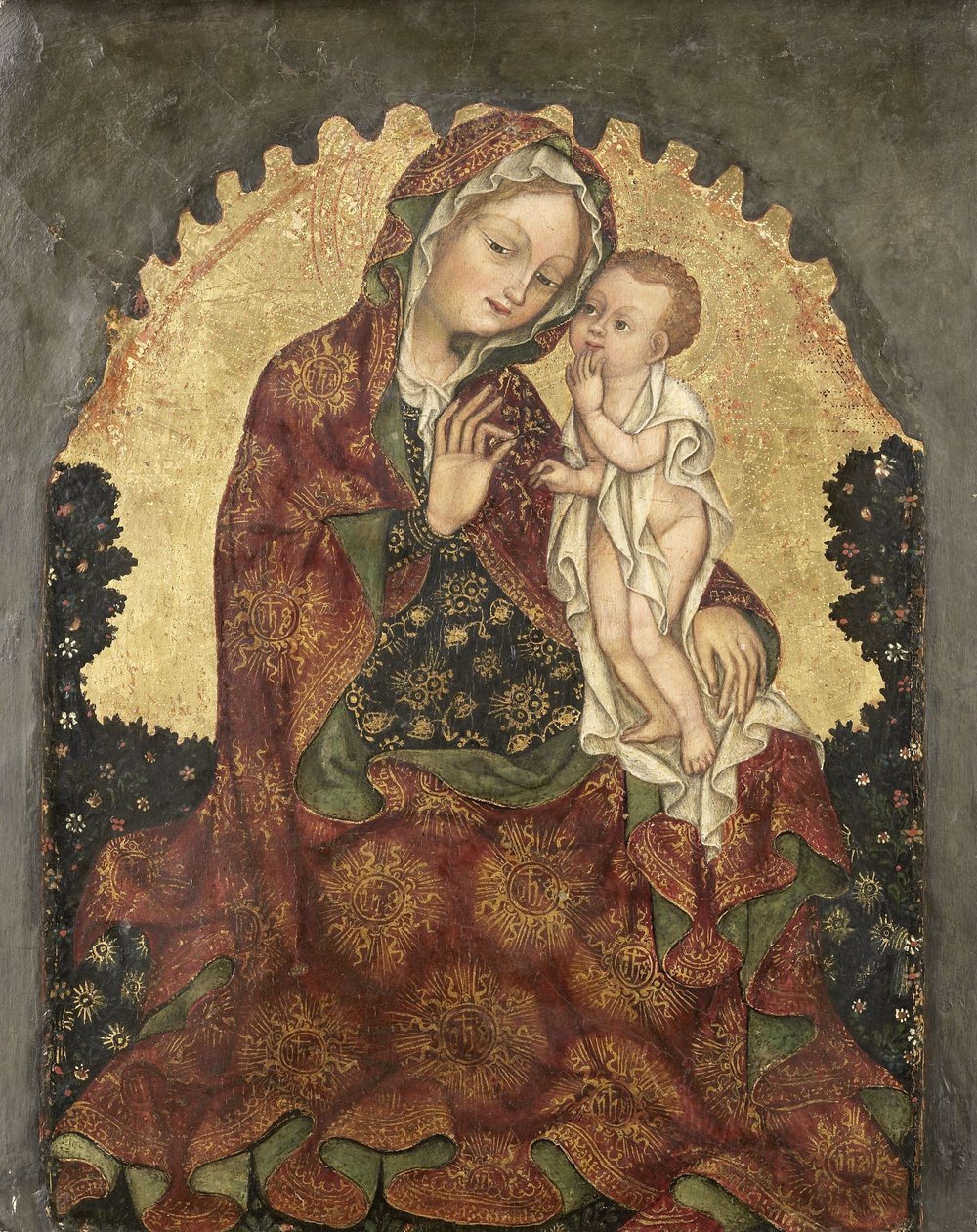 Madonna of Humility by Giovanni da Francia (attributed to)