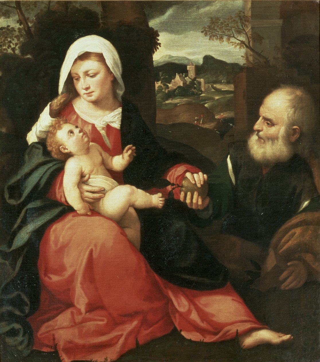 The Holy Family by Giovanni de Busi Cariani