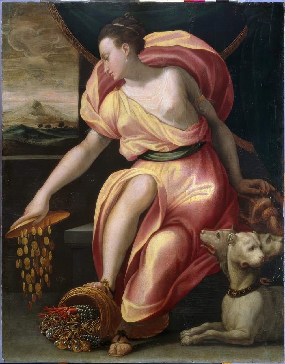 Allegory of Wealth by Girolamo Macchietti