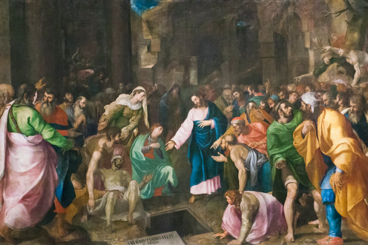 Resurrection of Lazarus, c.1555 by Girolamo Muziano