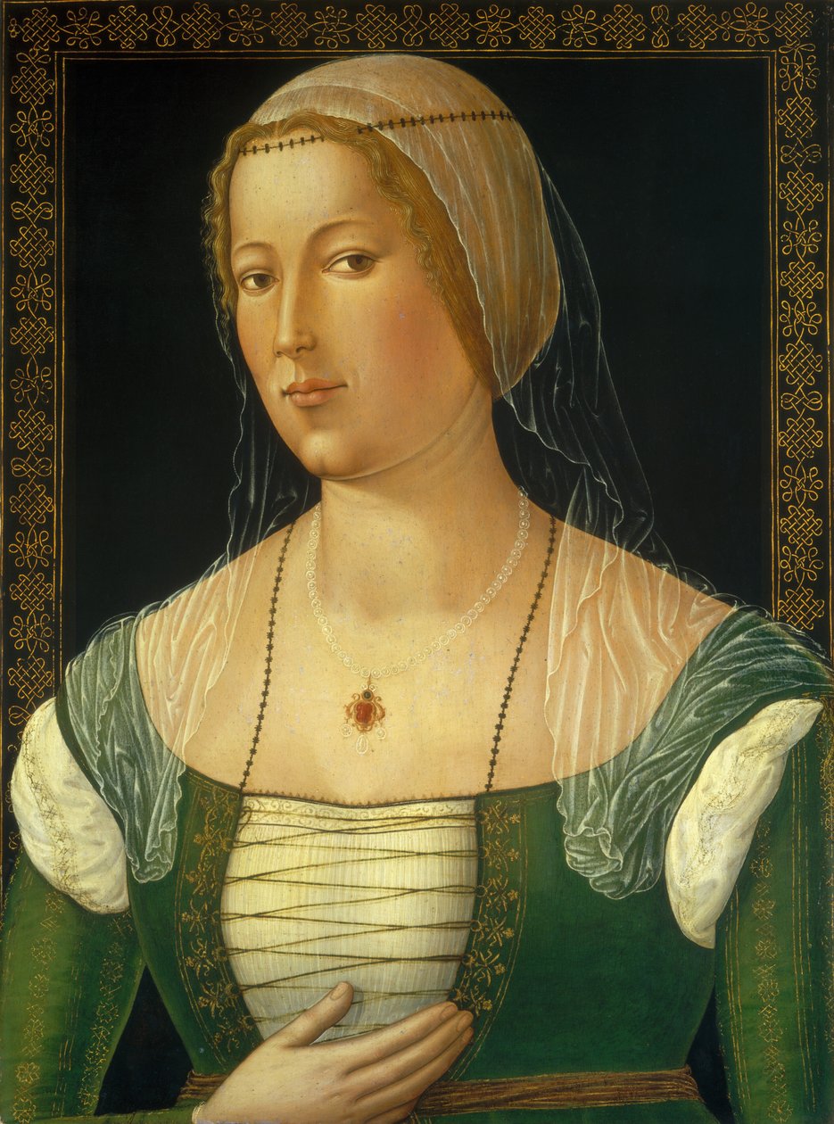 Portrait of a Young Woman by Girolamo di Benvenuto