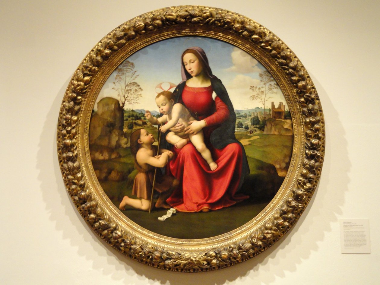 Madonna and Child with the Infant Saint John the Baptist by Giuliano Bugiardini