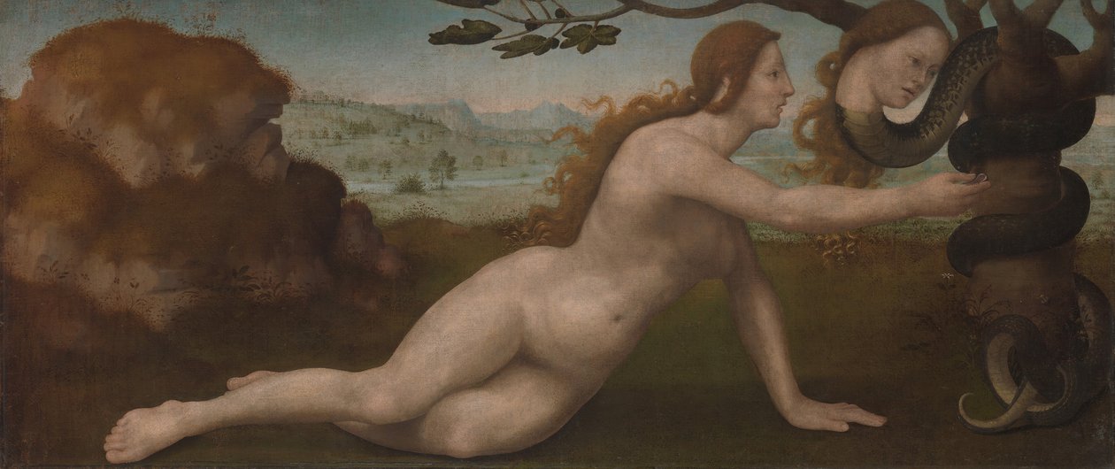 Adam and Eve by Giuliano Bugiardini