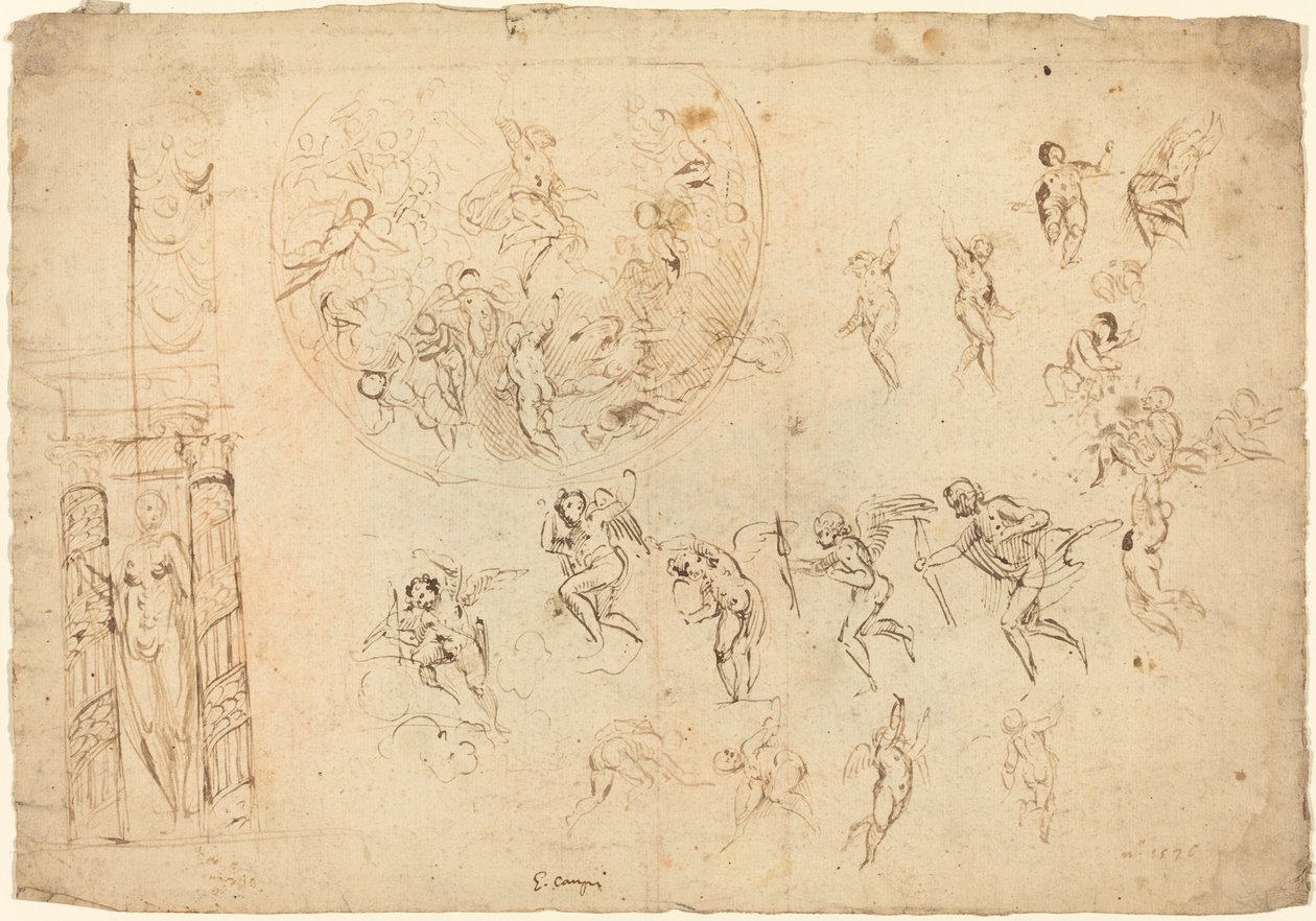 An Ascension and Other Studies by Giulio Campi
