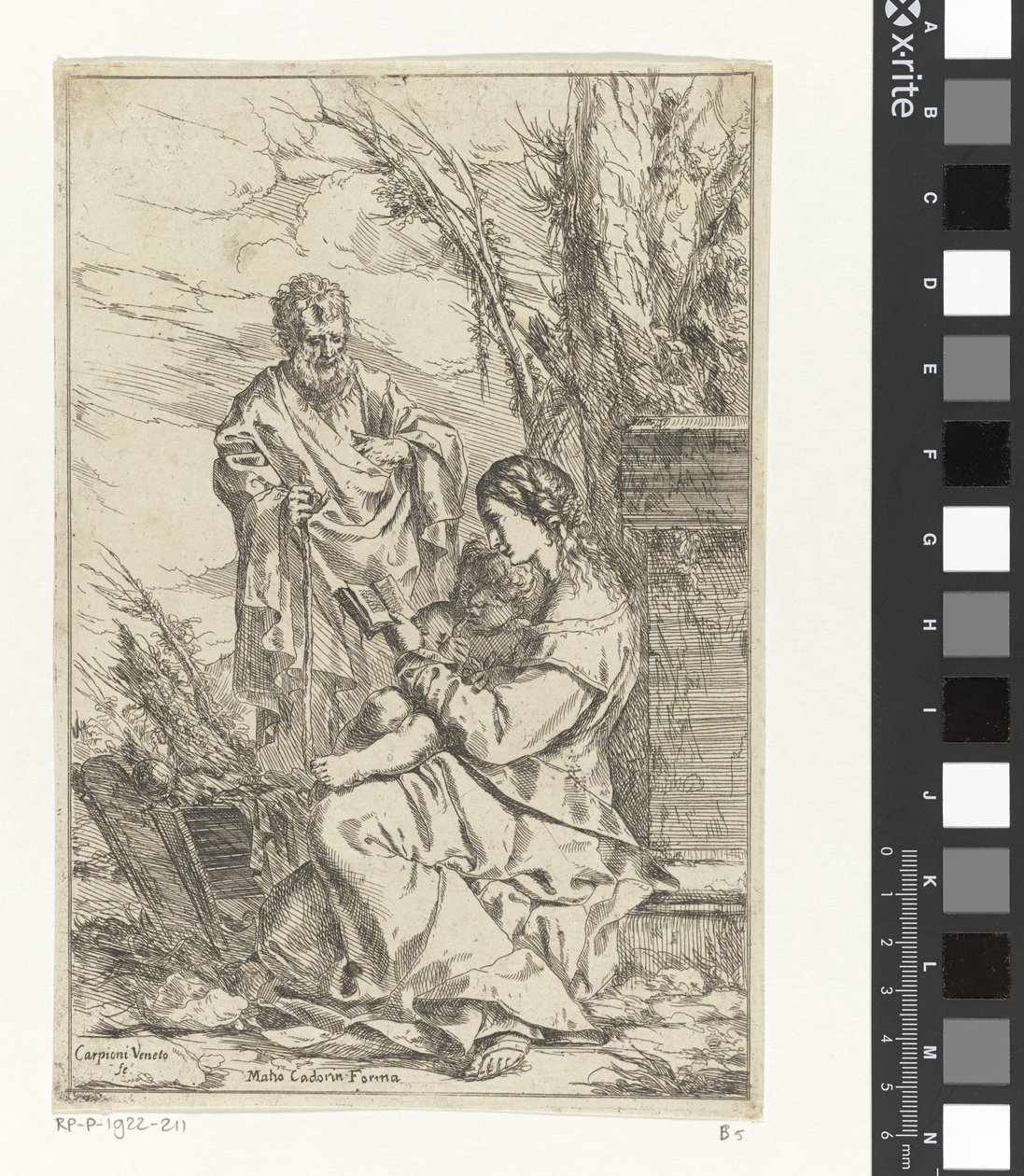 Rest on the Flight into Egypt by Giulio Carpioni (I)