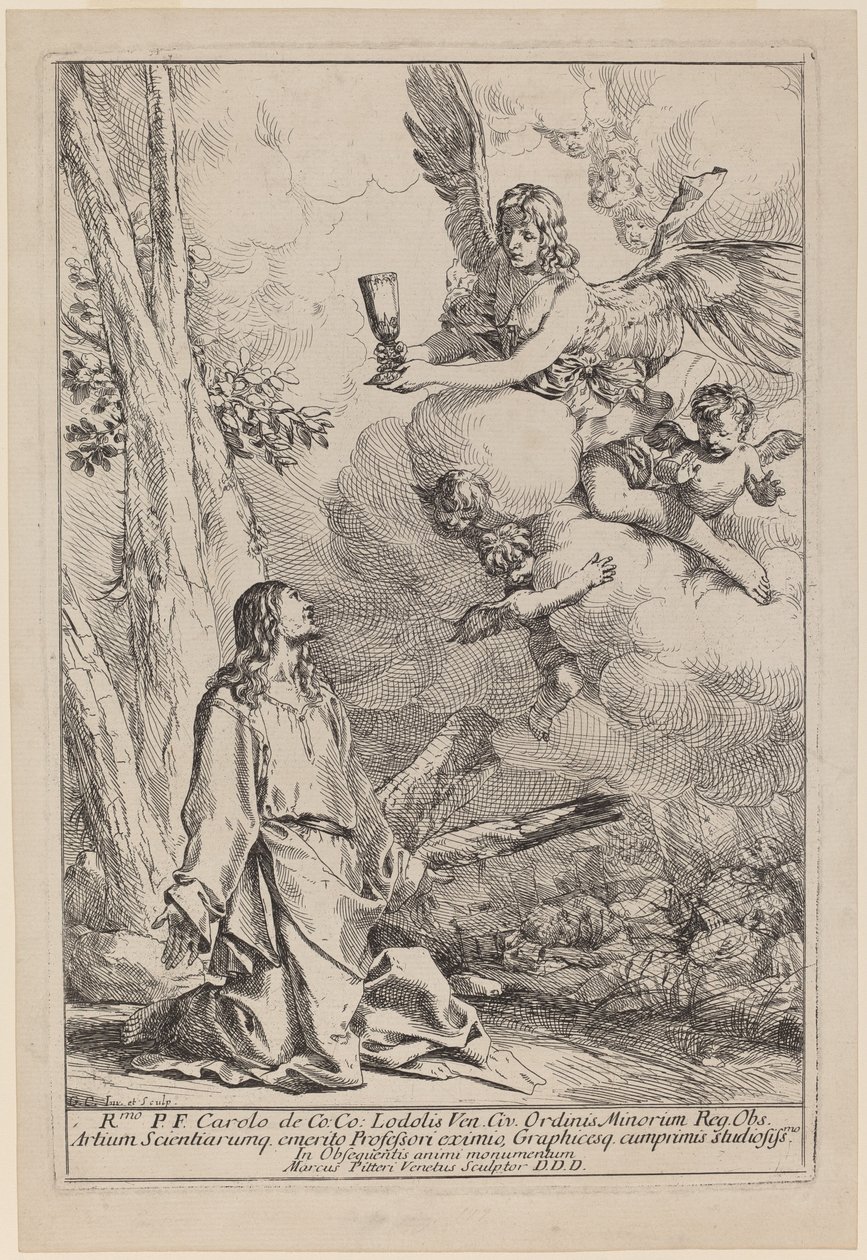 Christ on the Mount of Olives by Giulio Carpioni