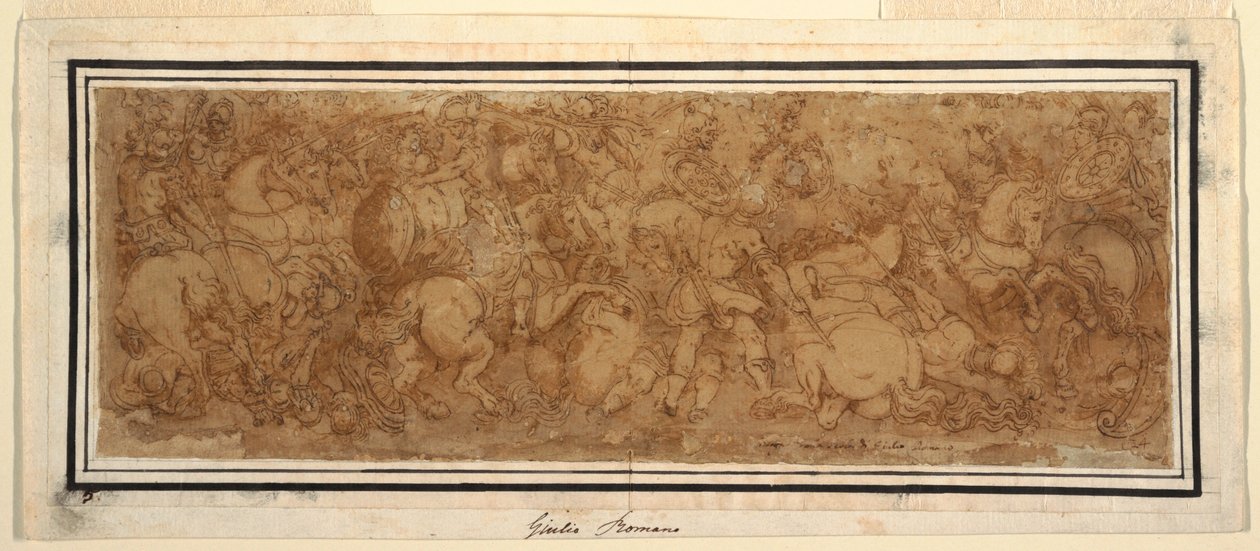 Battle Scene, 1524–46 by Giulio Romano