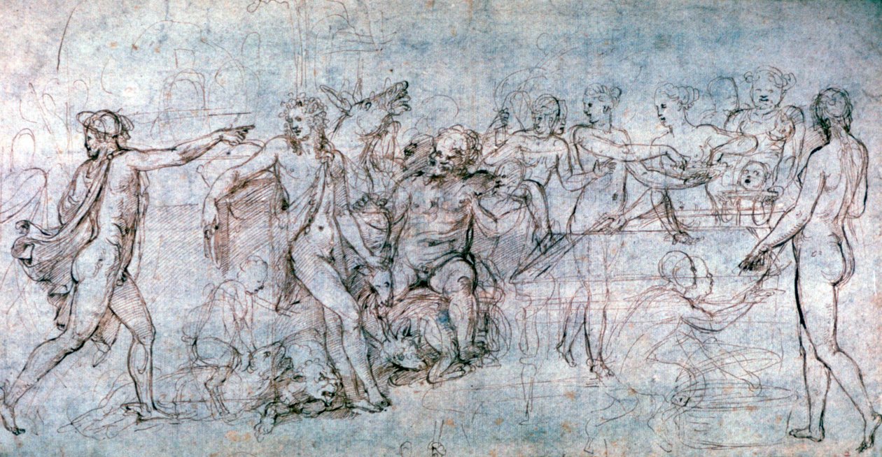 Marriage Feast of Cupid and Psyche by Giulio Romano