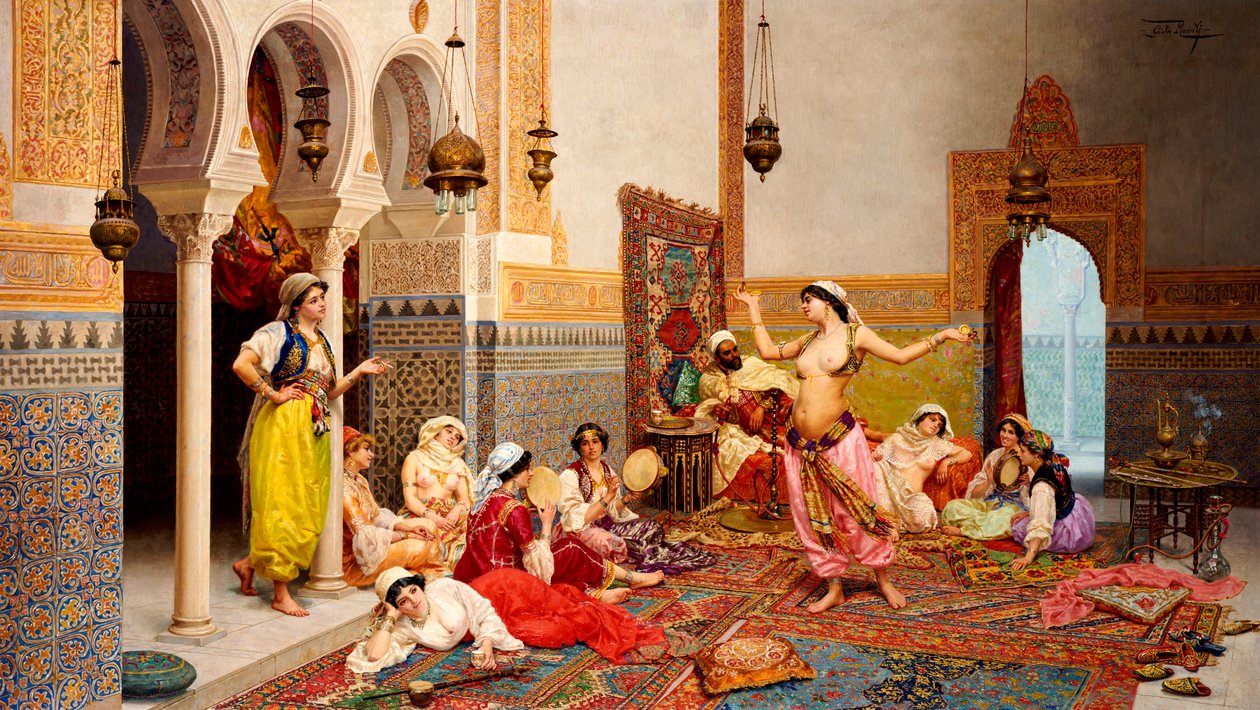 The Harem Dance by Giulio Rosati