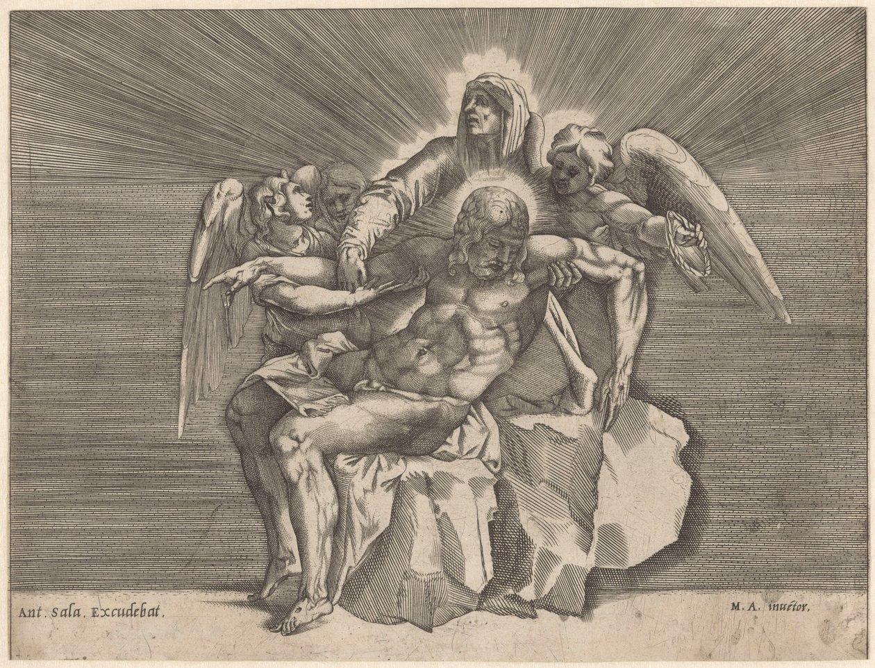 Pieta by Giulio Sanuto