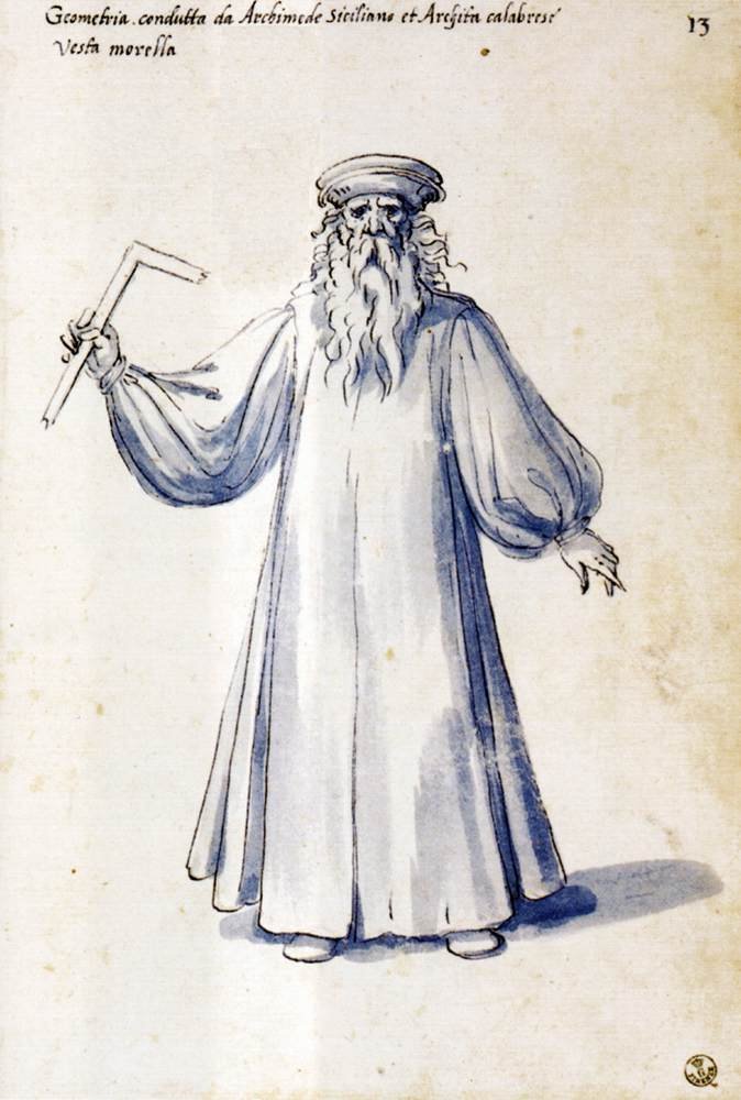 Costume of the Allegorical Figure Geometry by Giuseppe Arcimboldo