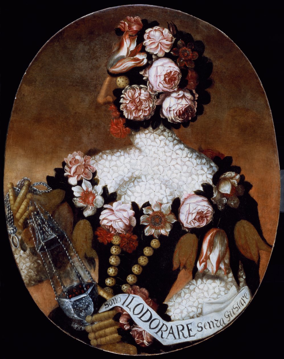 The Sense of Smell by Giuseppe Arcimboldo