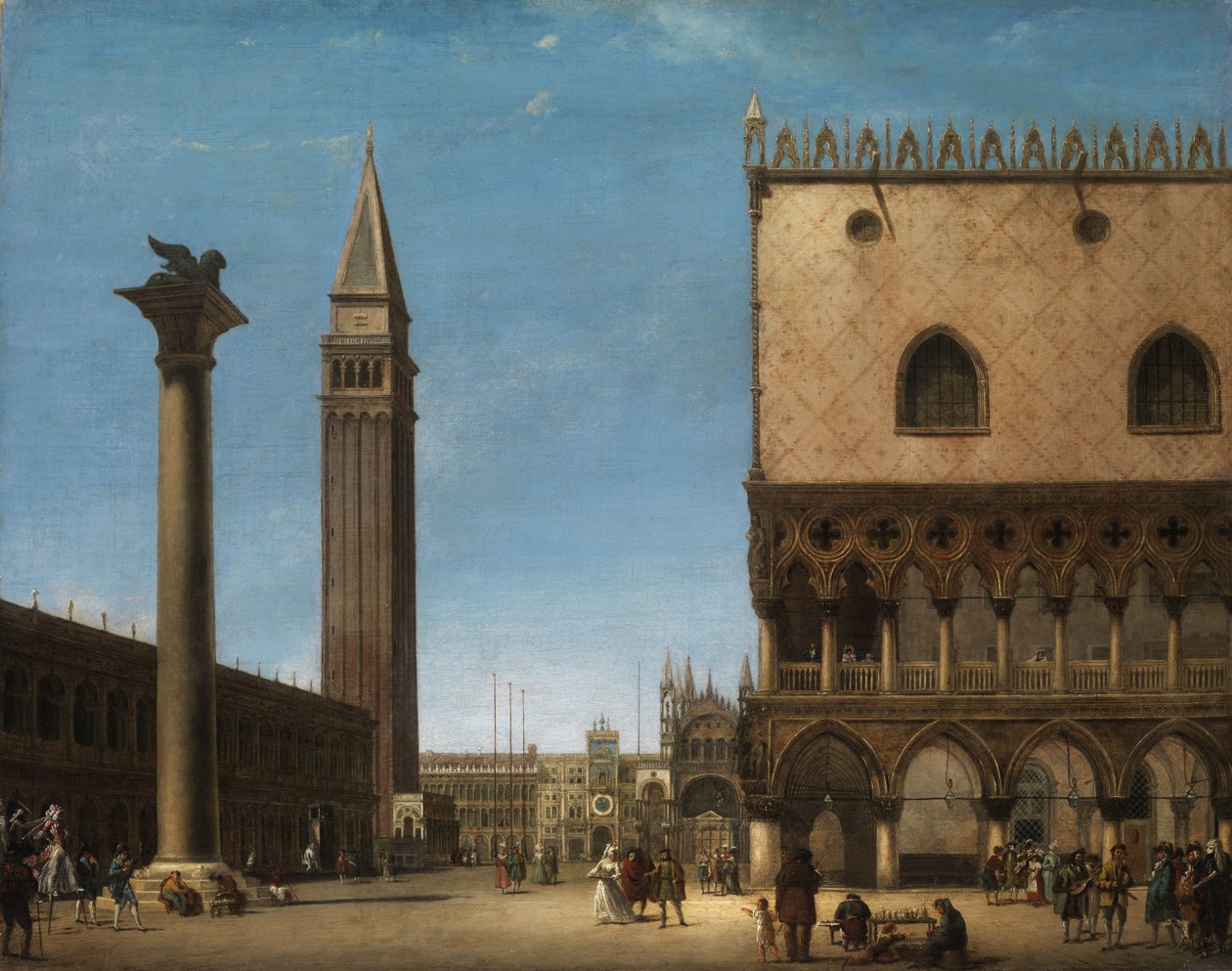 View of Venice by Giuseppe Bernardino Bison