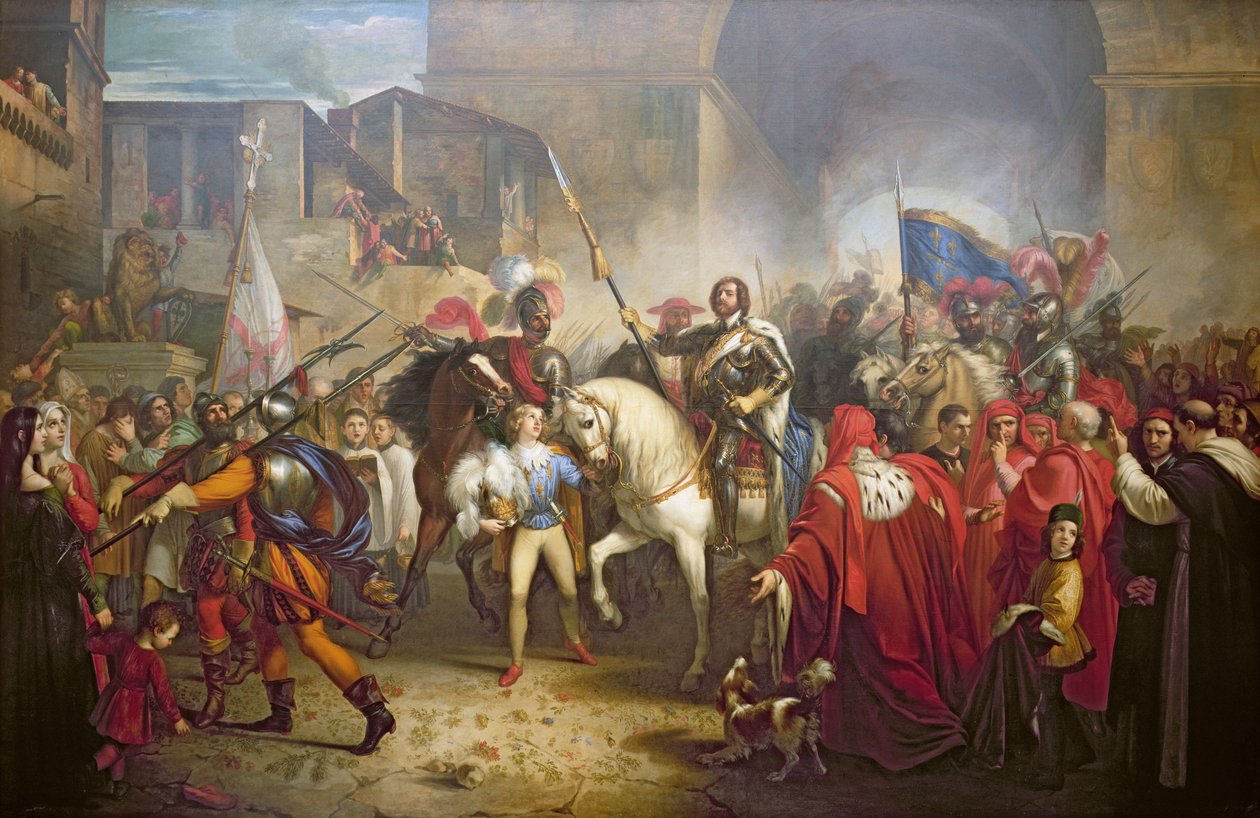 Entry of Charles VIII into Florence in 1494 by Giuseppe Bezzuoli
