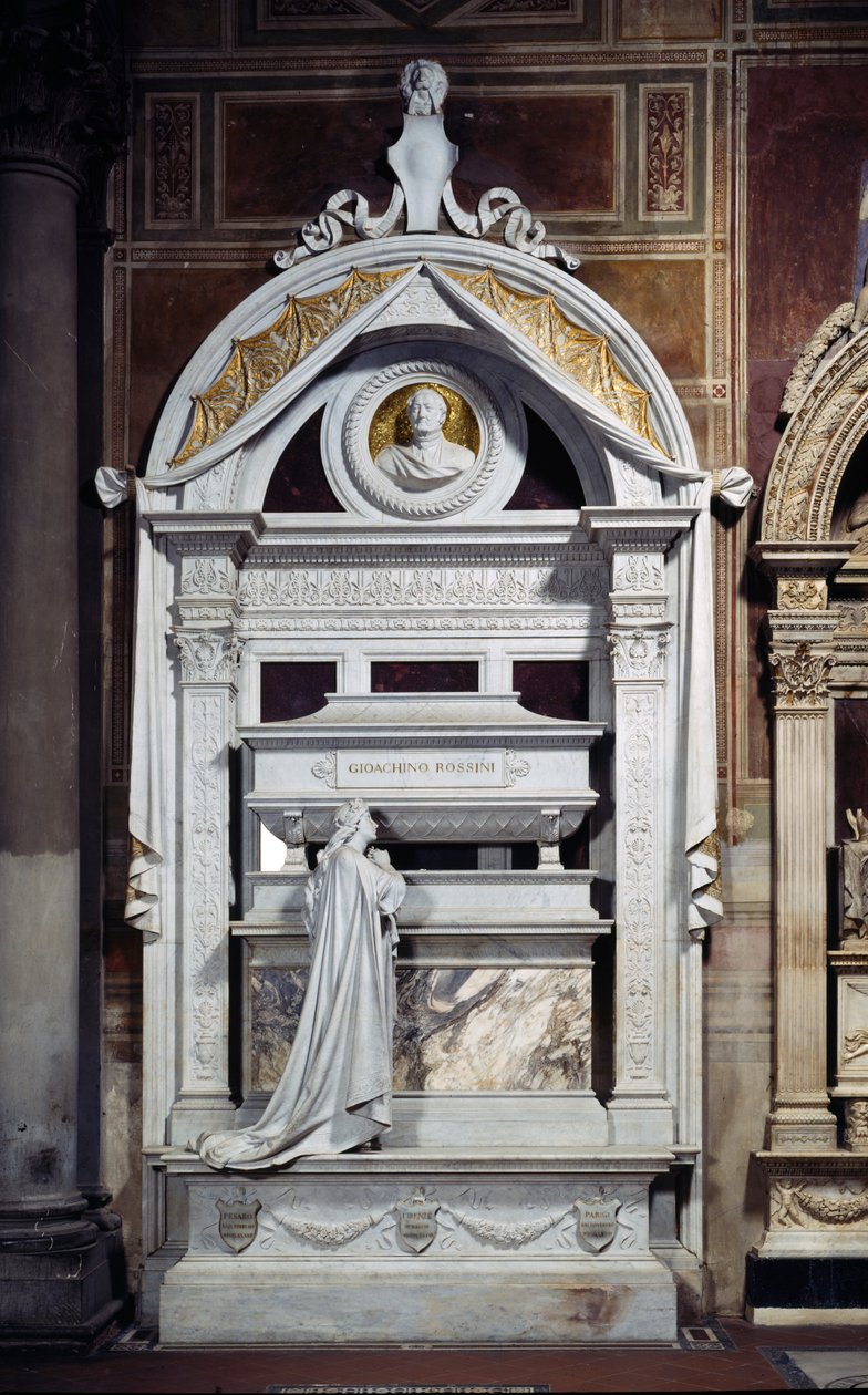 Monument to Gioacchino Rossini by Giuseppe Cassioli