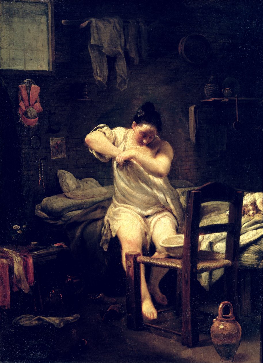 The Flea by Giuseppe Maria Crespi