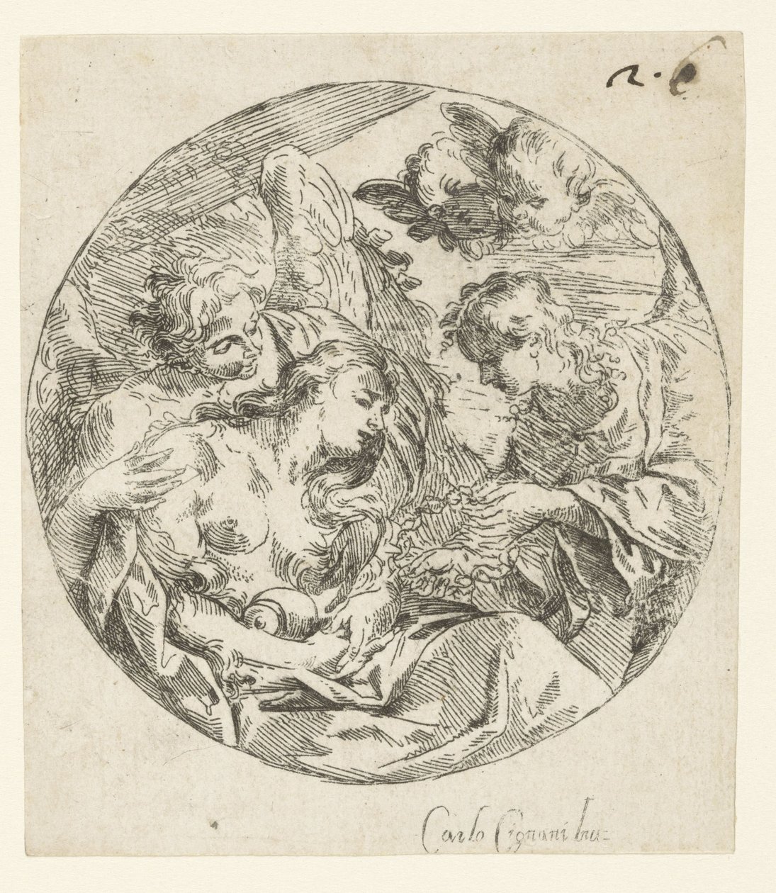 Death of Mary Magdalene by Giuseppe Antonio Caccioli