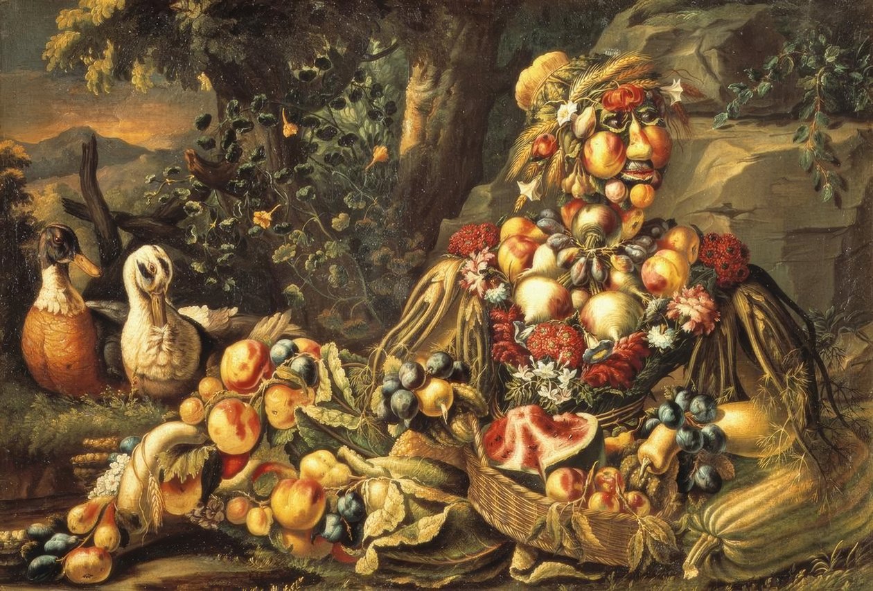 The Summer by Giuseppe Arcimboldo