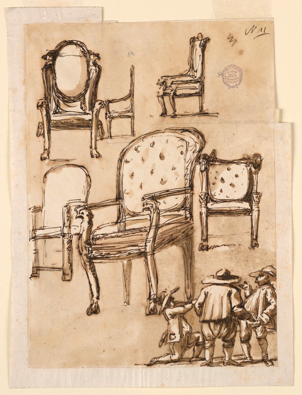 Chairs by Giuseppe Barberi