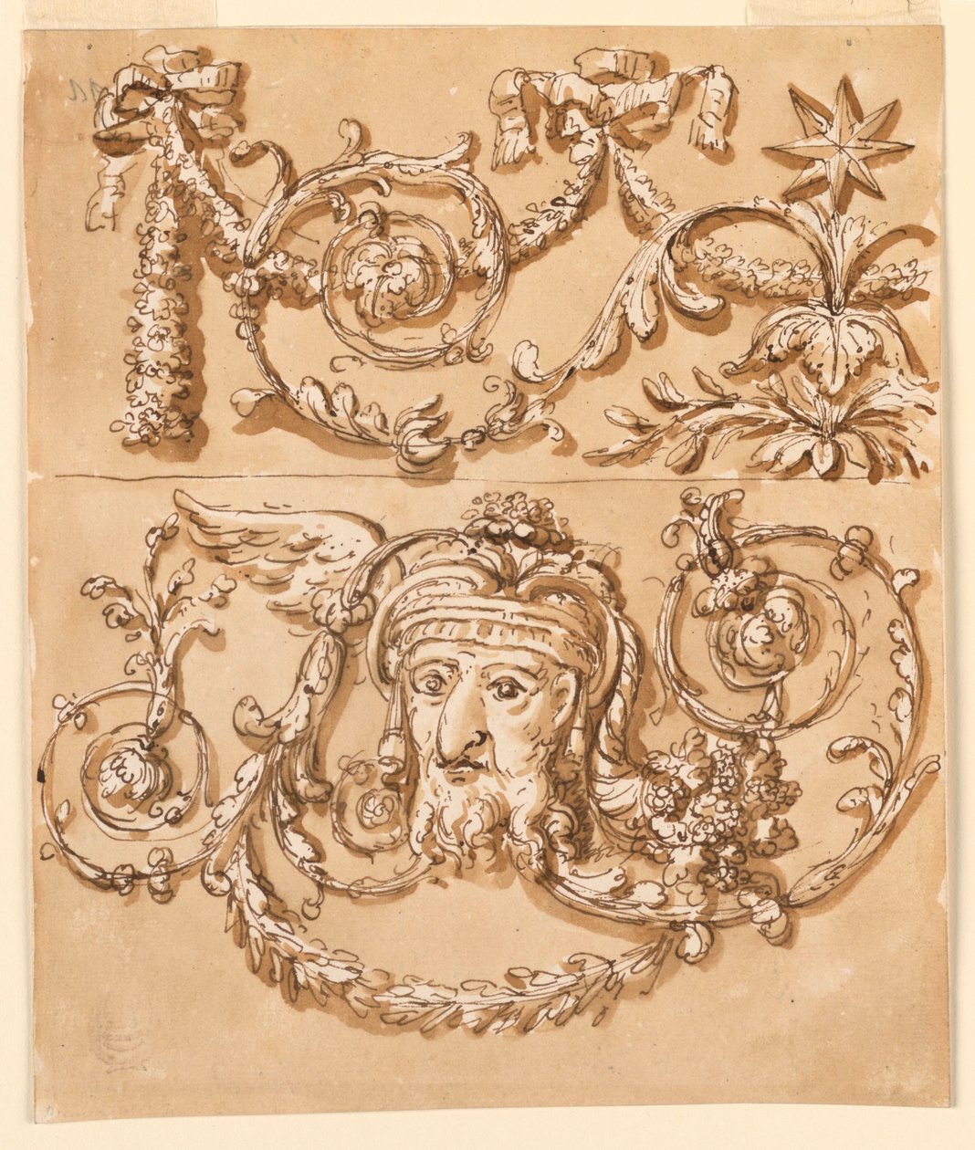 Decoration of a Frieze by Giuseppe Barberi