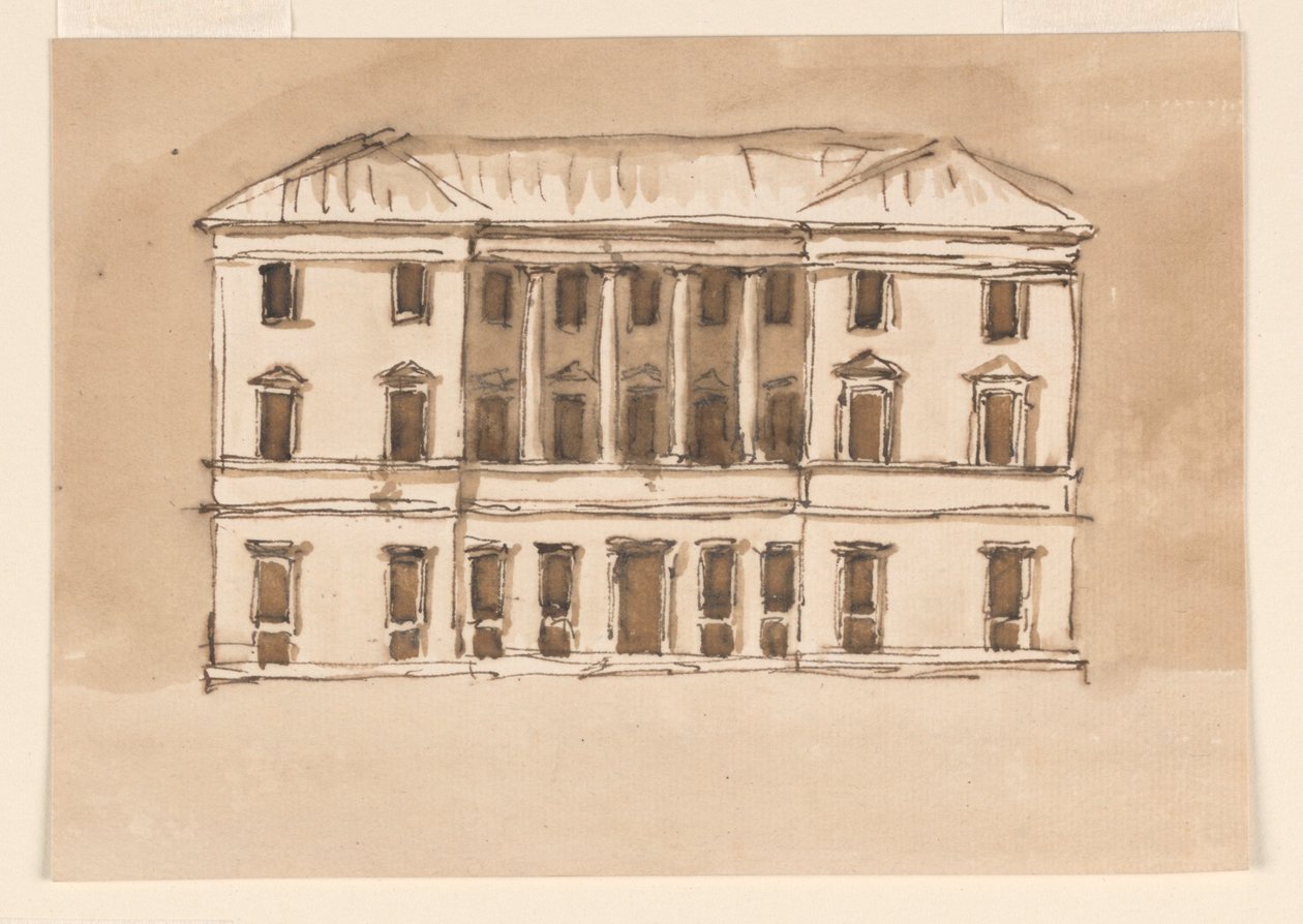 Elevation of a Town Mansion by Giuseppe Barberi