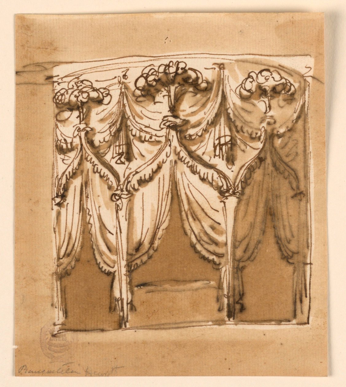 Elevation of an Alcove by Giuseppe Barberi