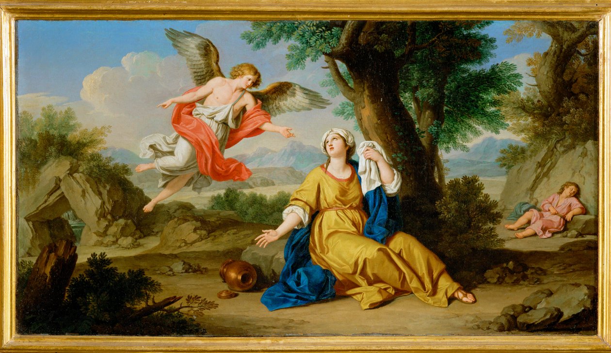 Hagar and the Angel by Giuseppe Bottani