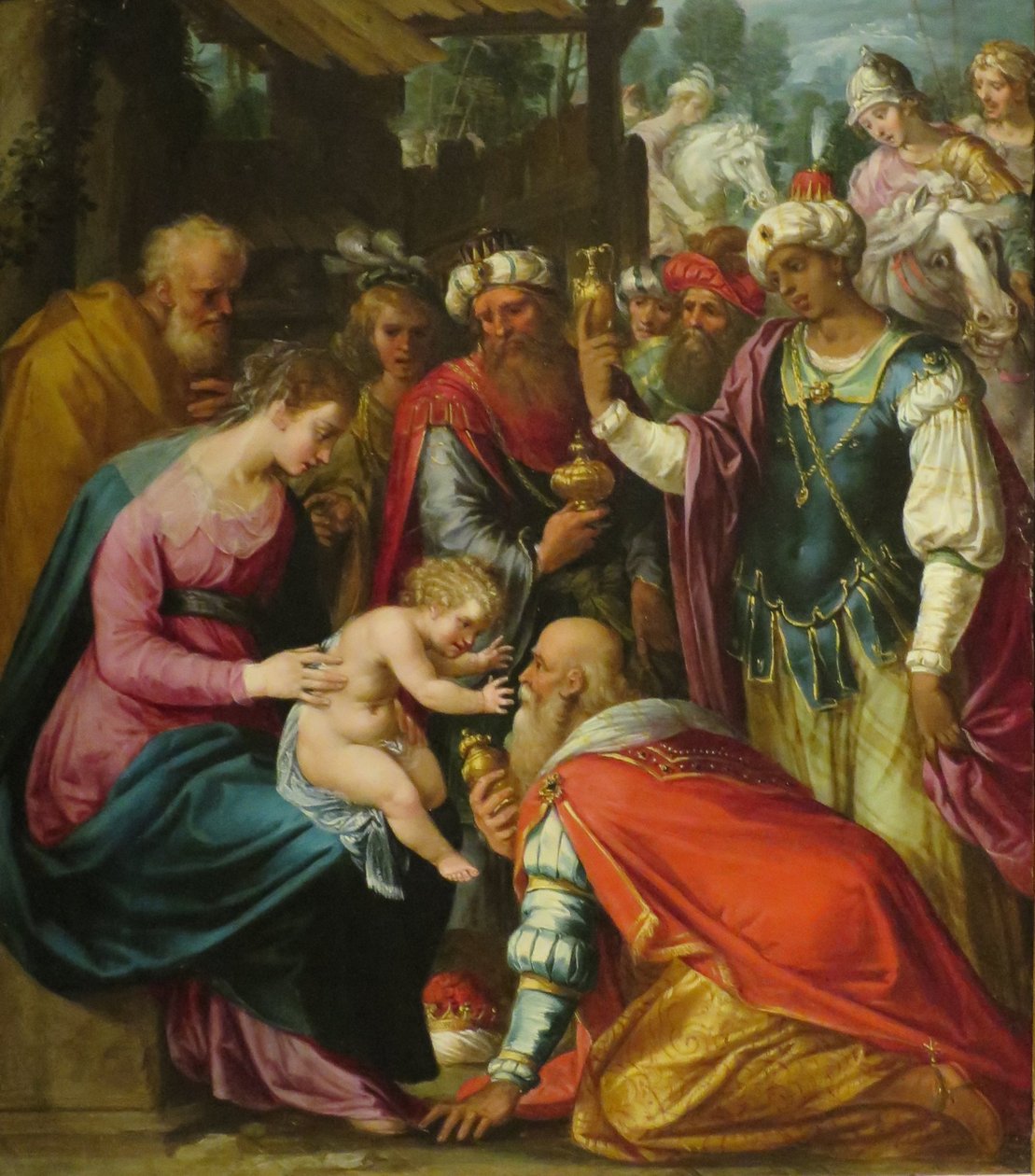 Adoration of the Magi by Giuseppe Cesari