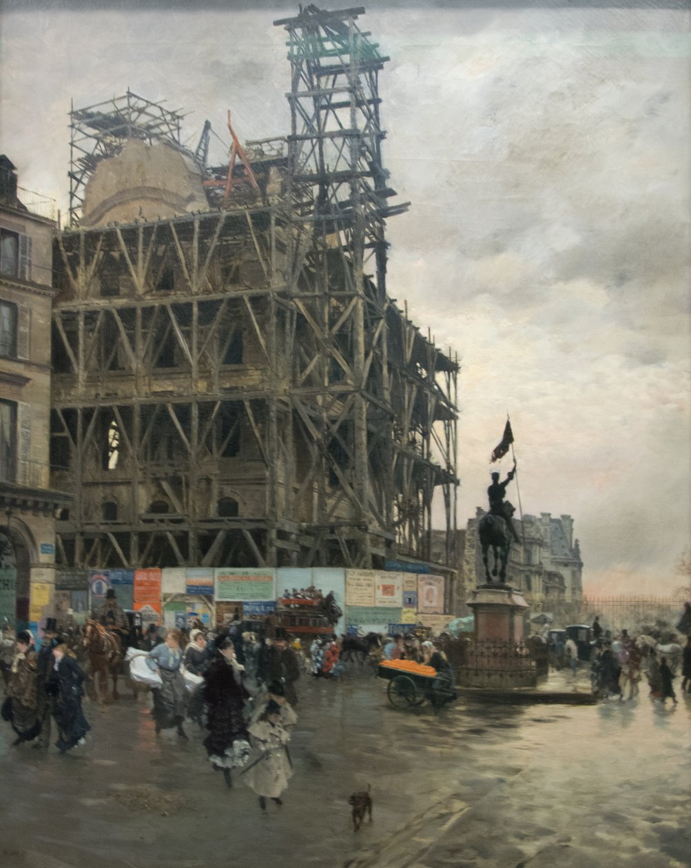 The Place of the Pyramids by Giuseppe de Nittis