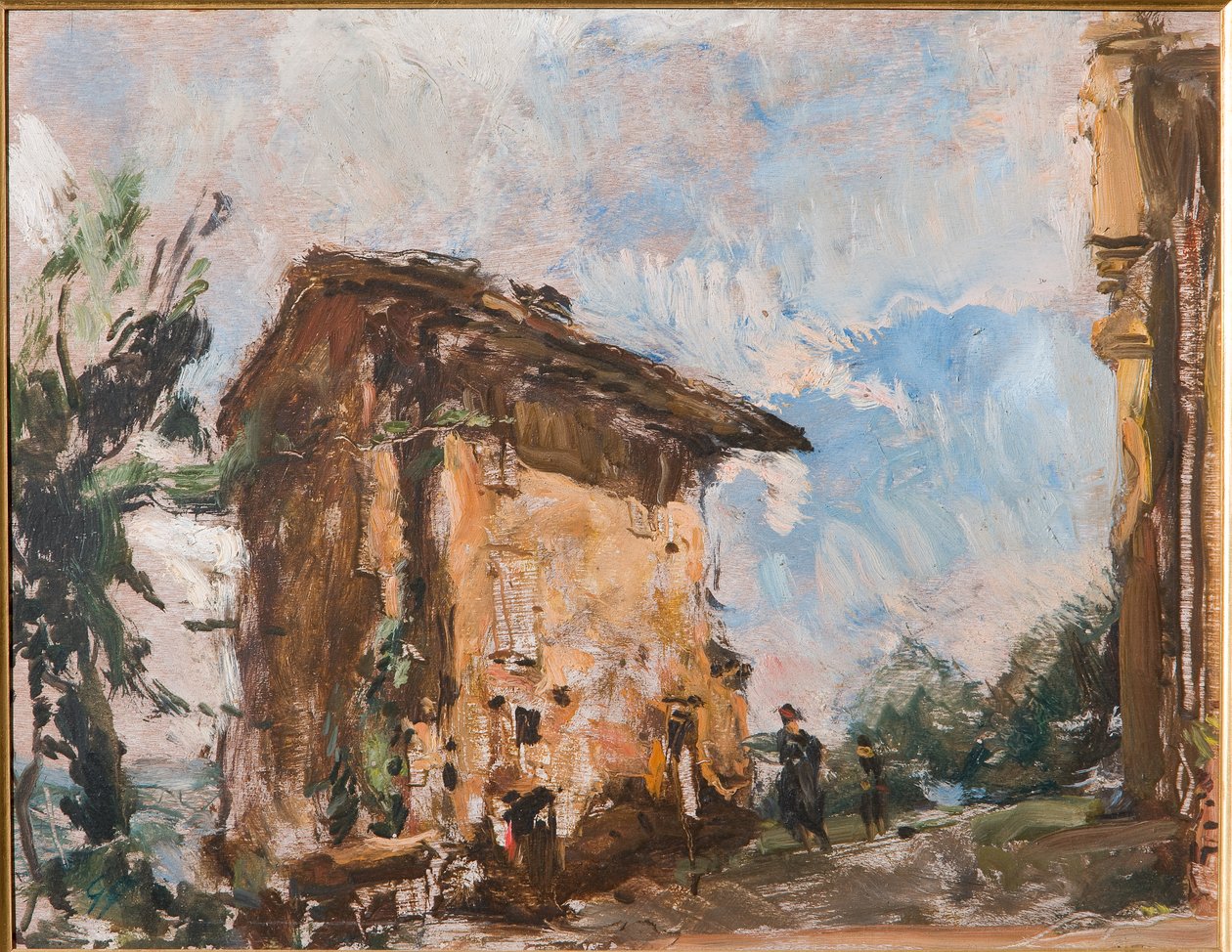 A Farmhouse by Giuseppe Graziosi