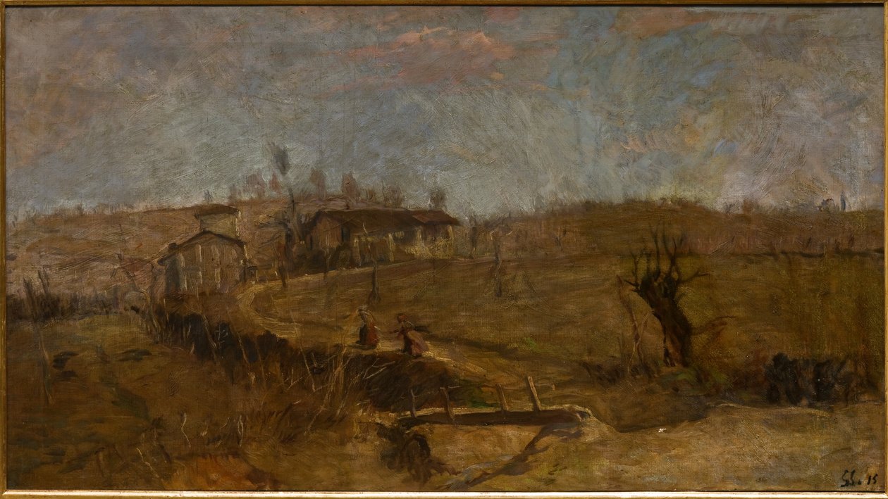 Landscape of Savignano by Giuseppe Graziosi