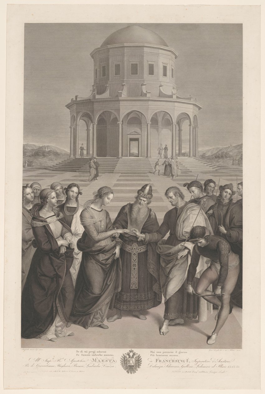 Marriage of Mary and Joseph by Giuseppe Longhi