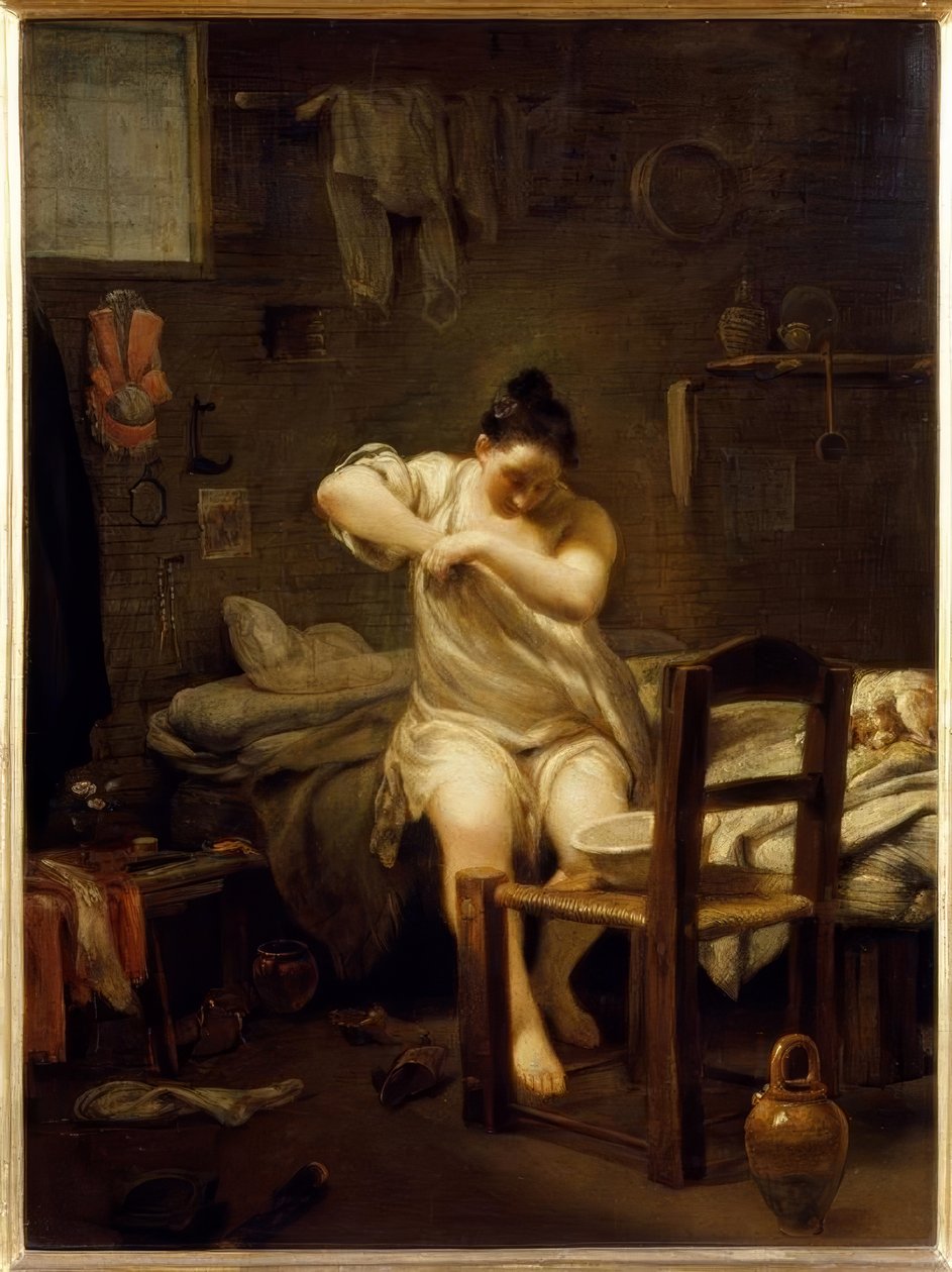 The Flea by Giuseppe Maria Crespi