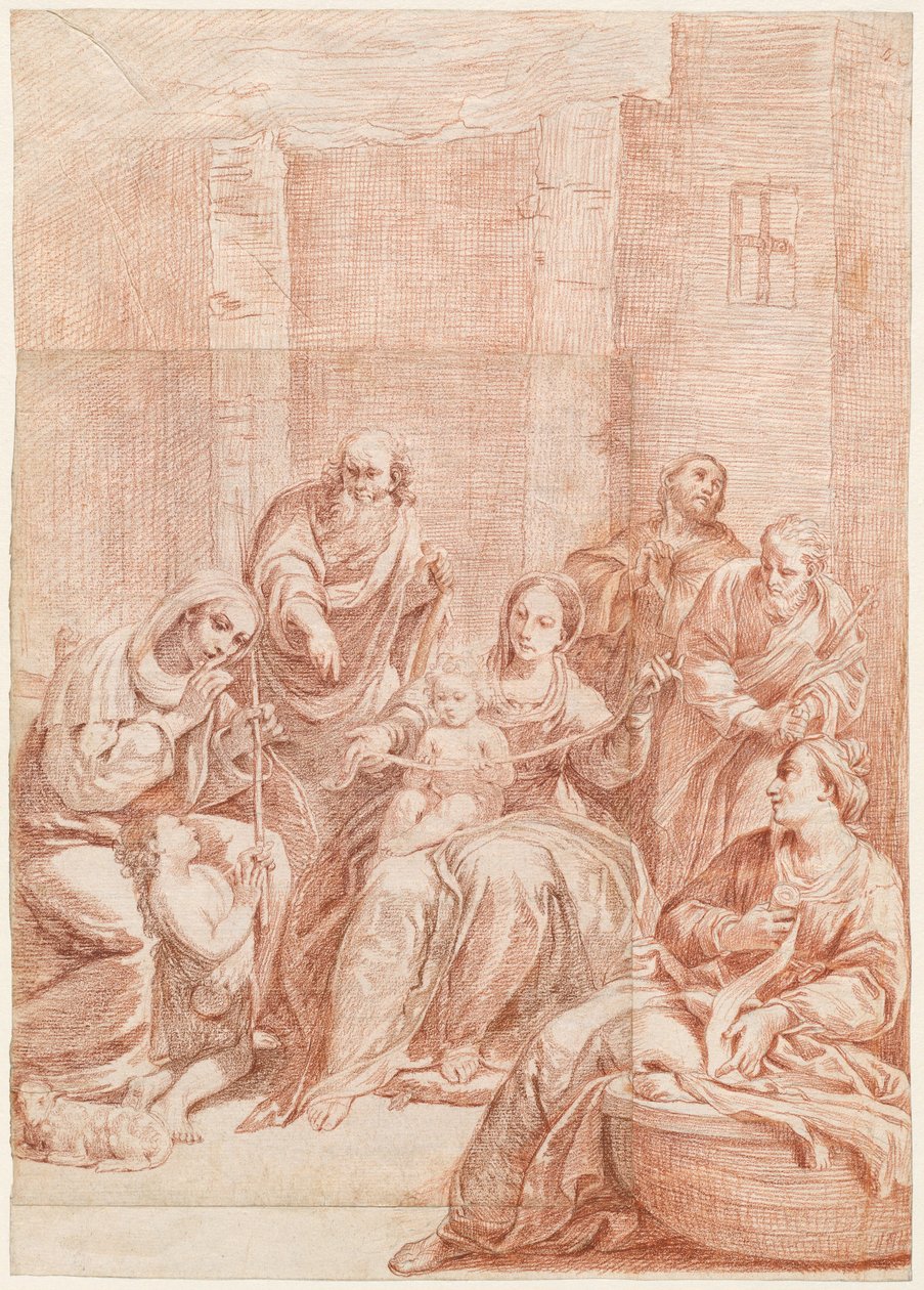 The Holy Family by Giuseppe Maria Crespi
