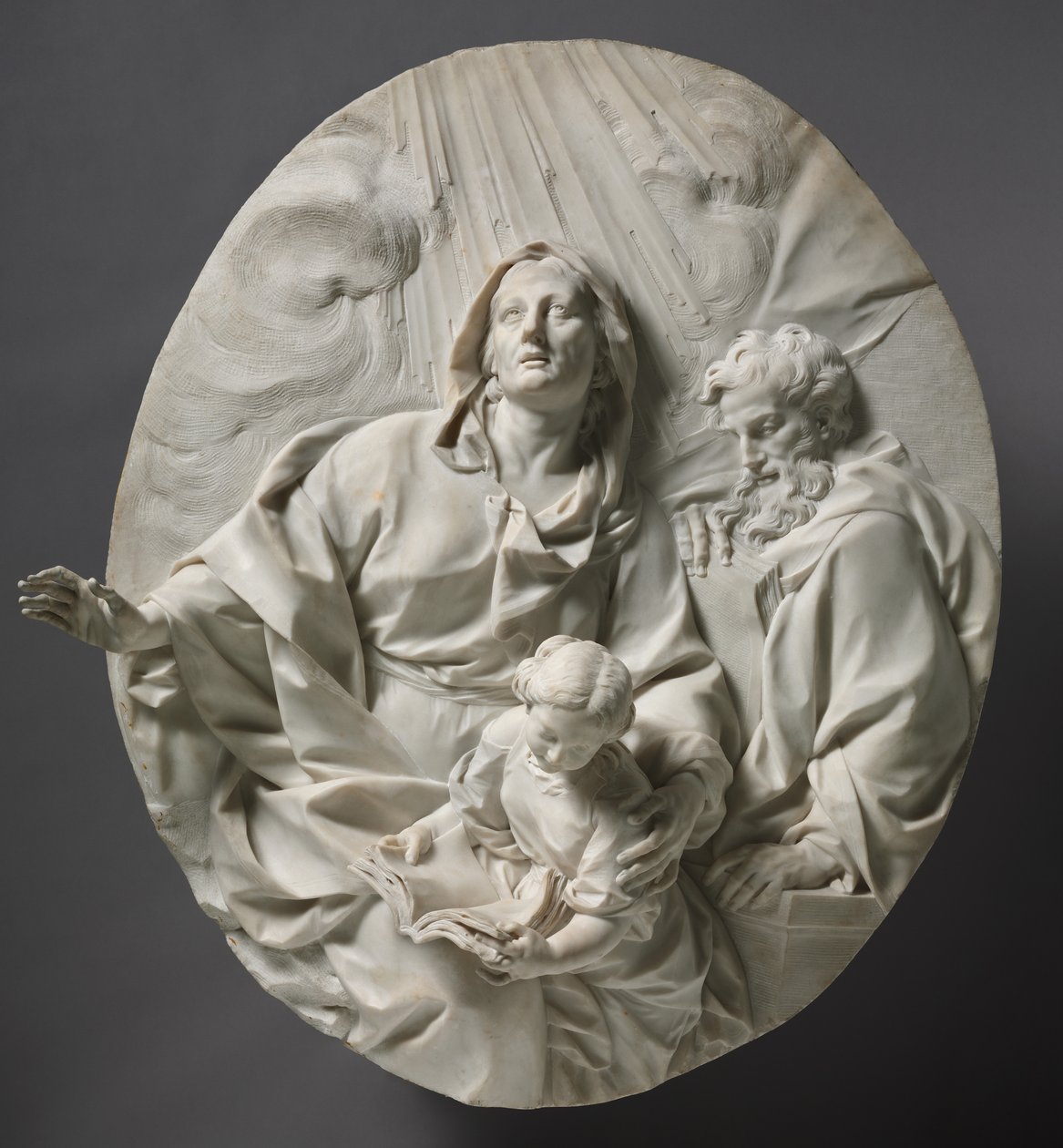 Education of the Virgin by Giuseppe Mazzuoli