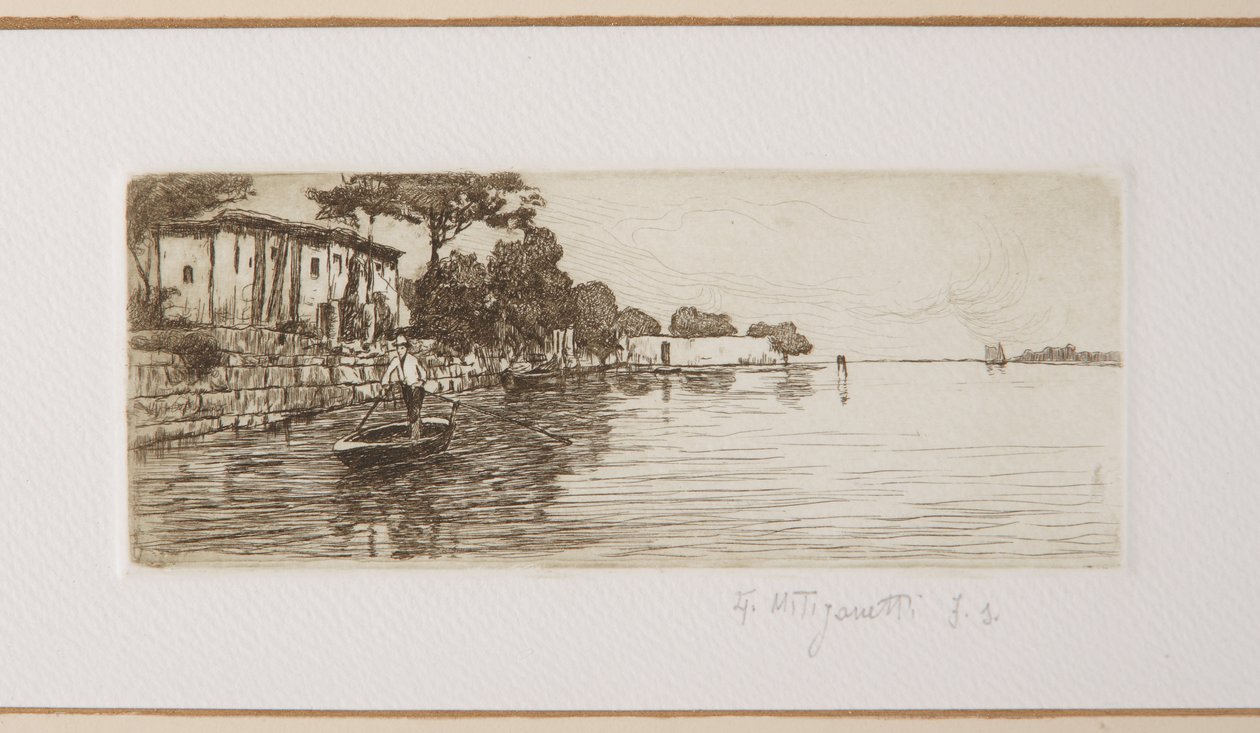 The Boatman by Giuseppe Miti Zanetti