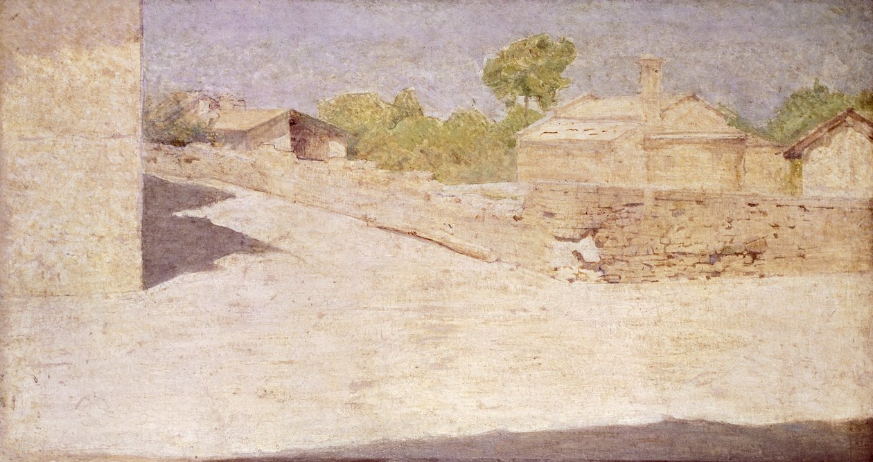 Piazza Malaspina in Volpedo by Giuseppe Pellizza da Volpedo